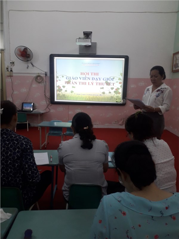 Hội thi giáo viên dạy giỏi cấp trường năm học 2018-2019
